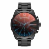 Outlet DIESEL Montre Mega Chief Noir