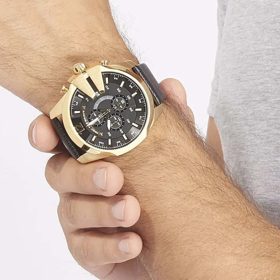 DIESEL Montre Mega Chief Noir* Montres Tendances