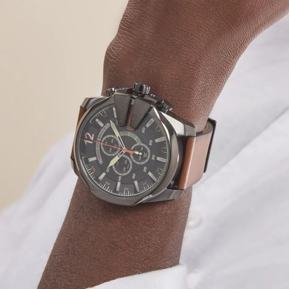 DIESEL Montre Mega Chief Noir* Montres Tendances