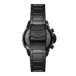 New EMPORIO ARMANI Montre Noir cadran noir fond noir bracelet céramique noir
