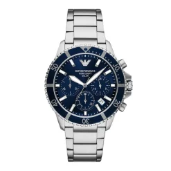 EMPORIO ARMANI Montre World Explorer Bleu* Montres Solaires