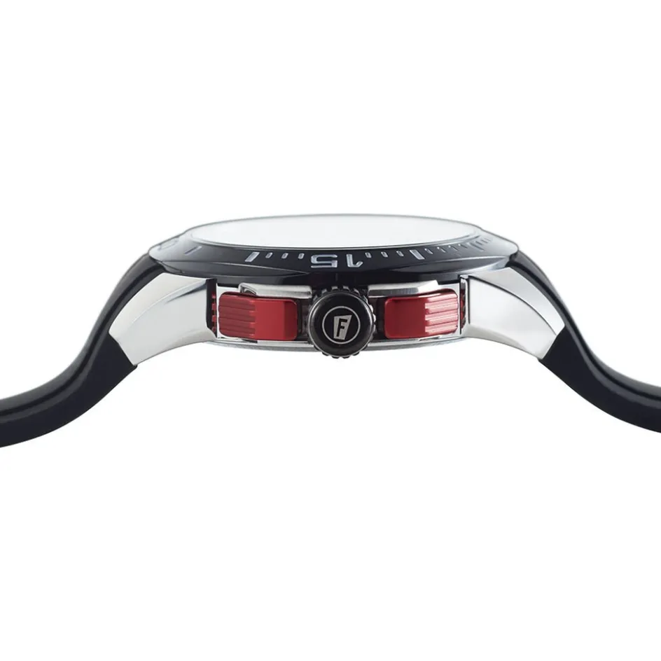 Sale FESTINA Montre Chrono Bike Noir cadran argenté fond noir bracelet pvd noir