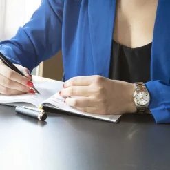 Hot FESTINA Montre Classics Blanc cadran argenté fond blanc bracelet acier bicolore