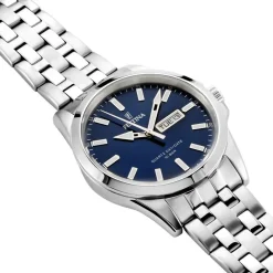 Clearance FESTINA Montre Classics Bleu cadran argenté fond bleu bracelet acier argenté