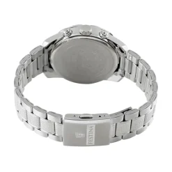New FESTINA Montre Junior Fond Bleu cadran gris fond bleu bracelet acier argenté
