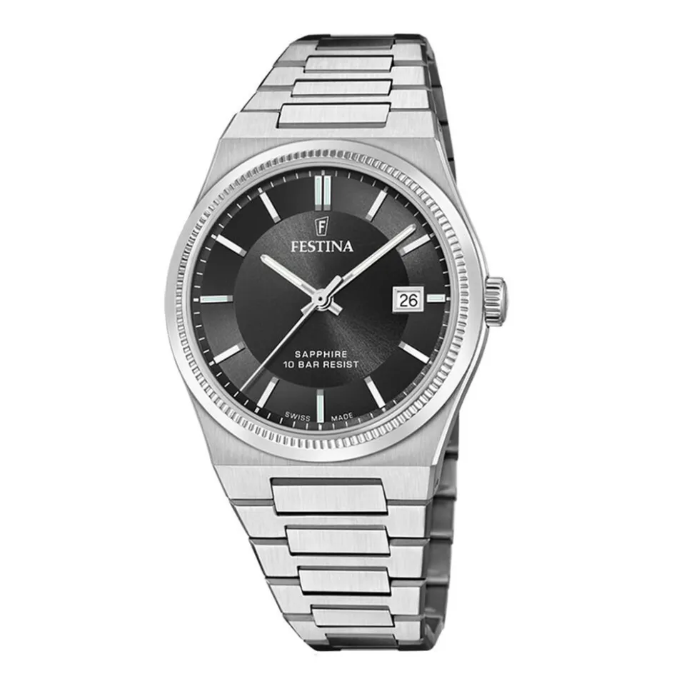 FESTINA SWISS MADE Montre 40 Noir* Montres Classiques