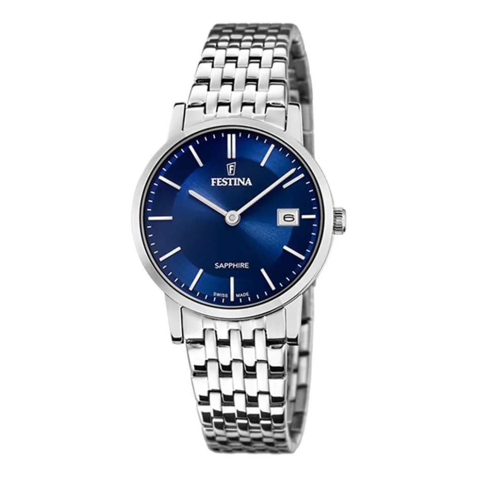 FESTINA SWISS MADE Montre 29 Bleu London* Montres Classiques
