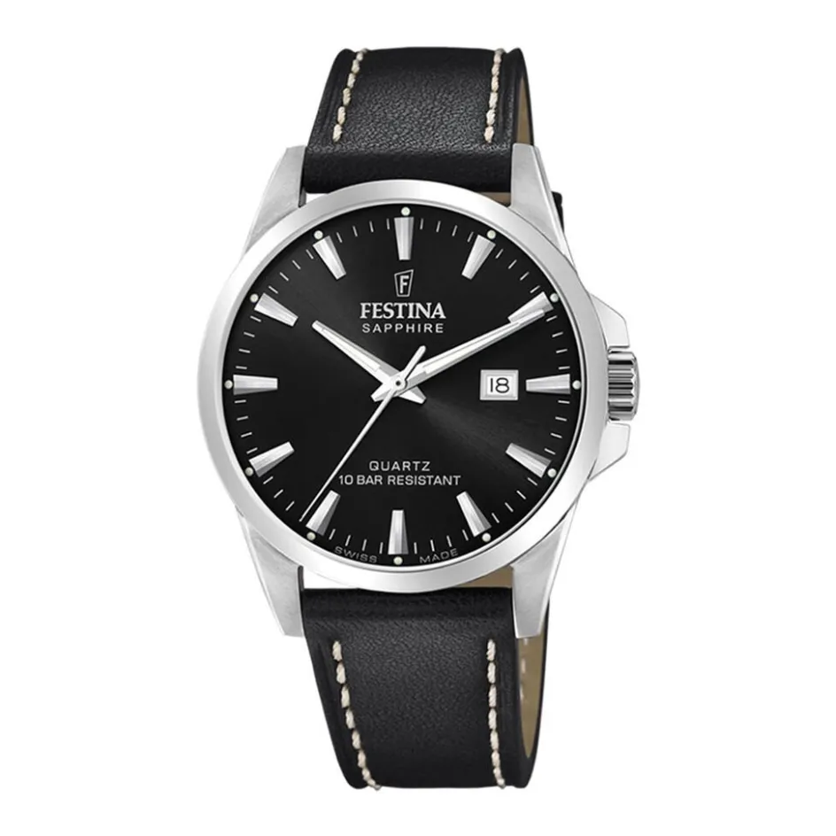 FESTINA SWISS MADE Montre 41 Noir* Montres Classiques