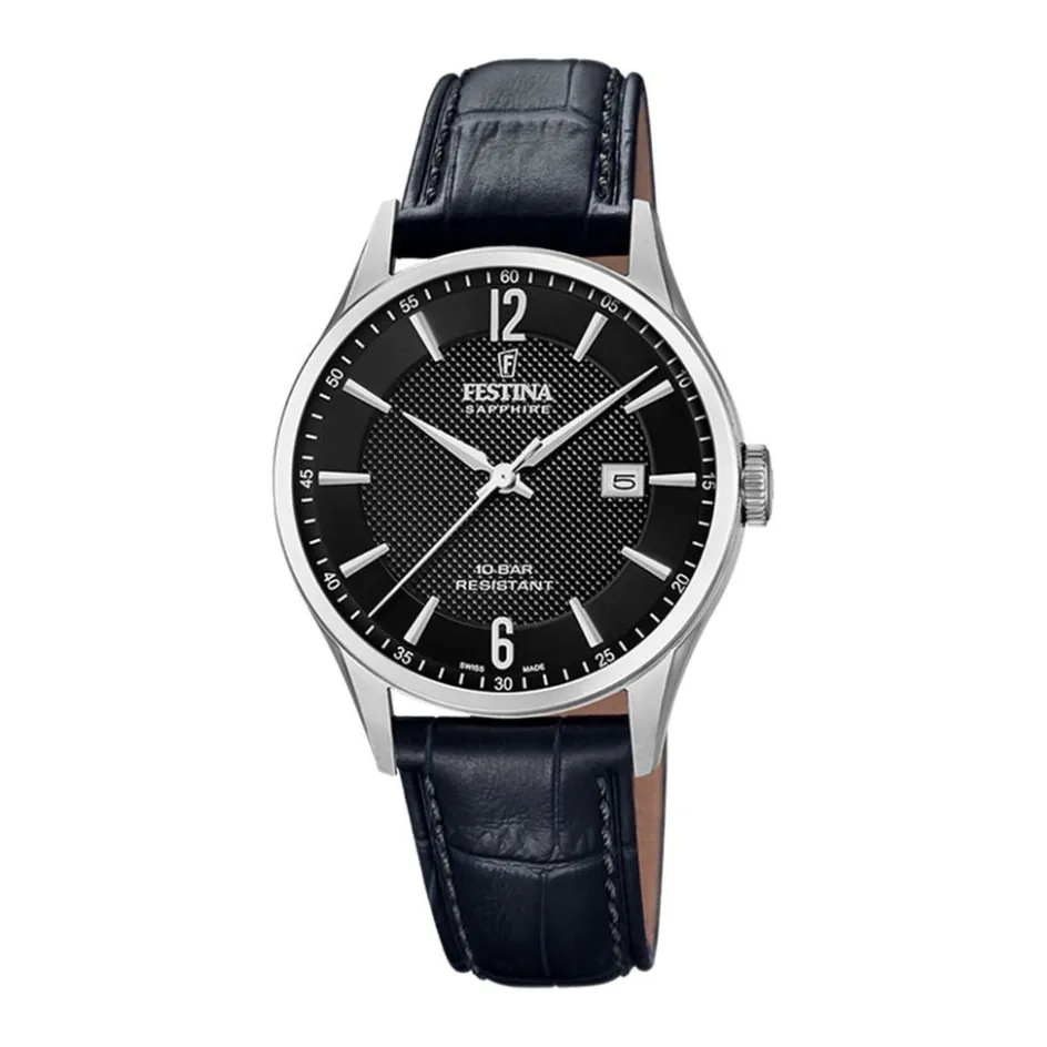 FESTINA SWISS MADE Montre 40 Noir* Montres Classiques