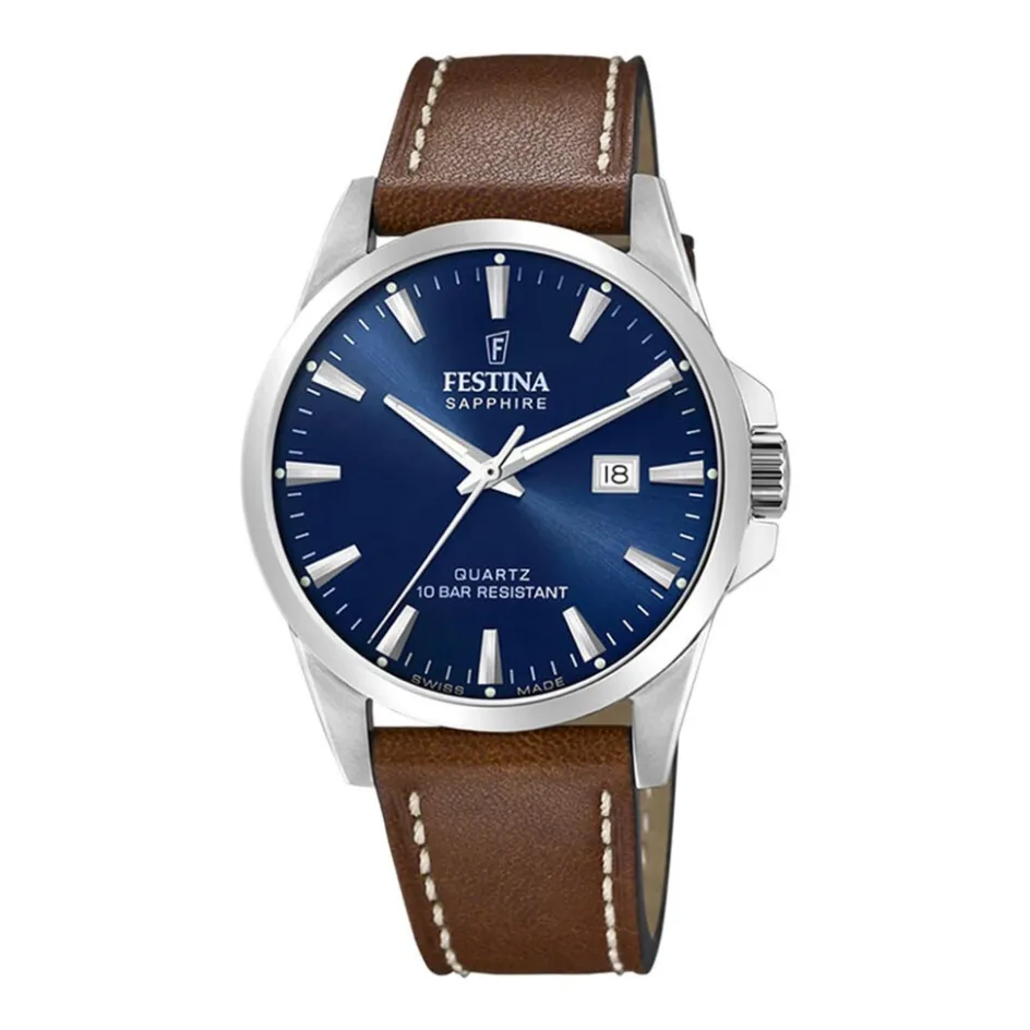 FESTINA SWISS MADE Montre 41 Bleu London* Montres Classiques