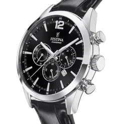 New FESTINA Montre Timeless Chrono 44 Noir