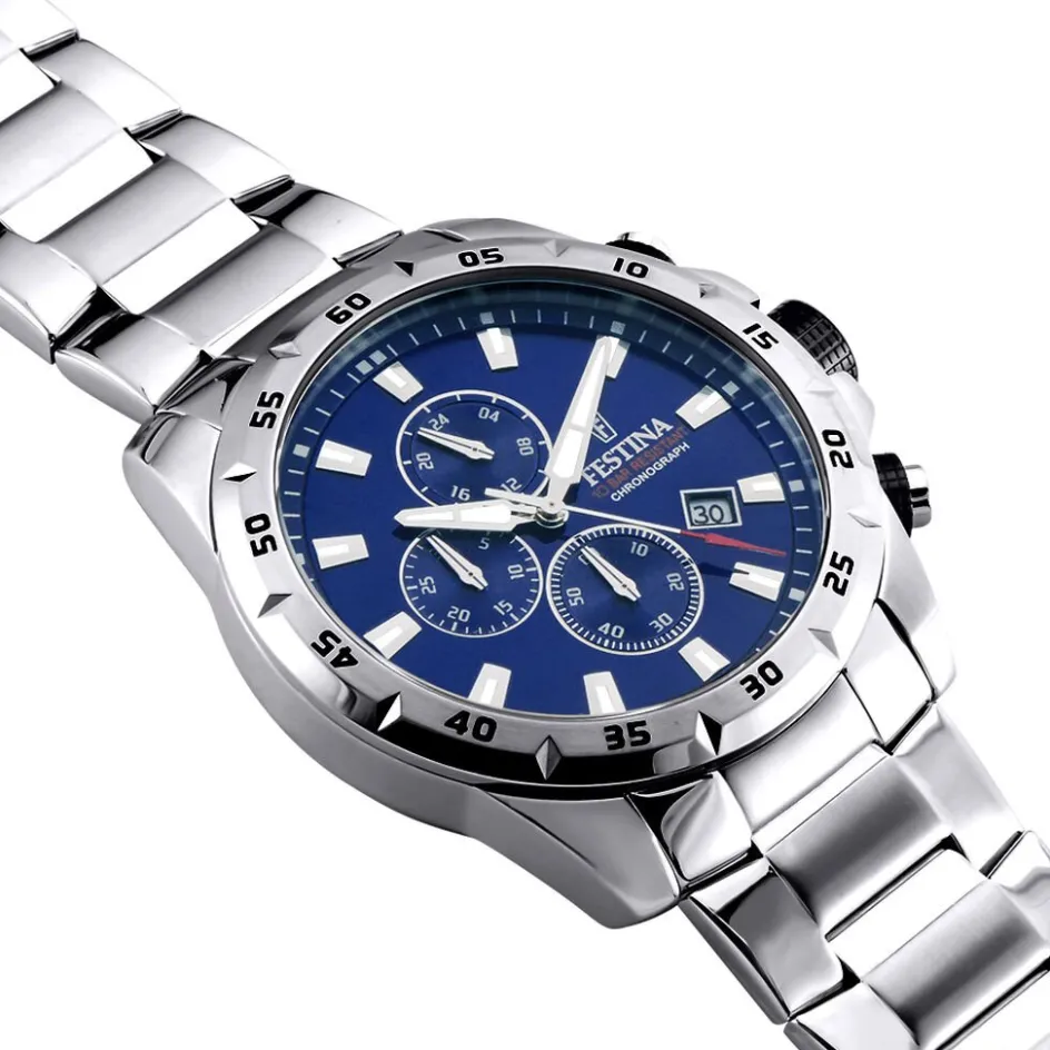 FESTINA Montre Timeless Chronograph Bleu* Montres Sport