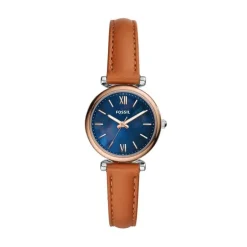 New FOSSIL Montre Carlie Mini Bleu
