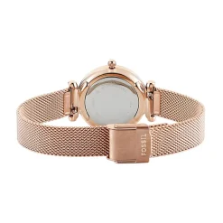 Discount FOSSIL Montre Carlie Mini Nacre cadran doré rose fond nacre bracelet acier doré rose