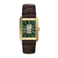 Clearance FOSSIL Montre Carraway Automatic Vert