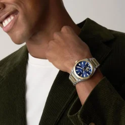 Best FOSSIL Montre Everett Automatic Bleu