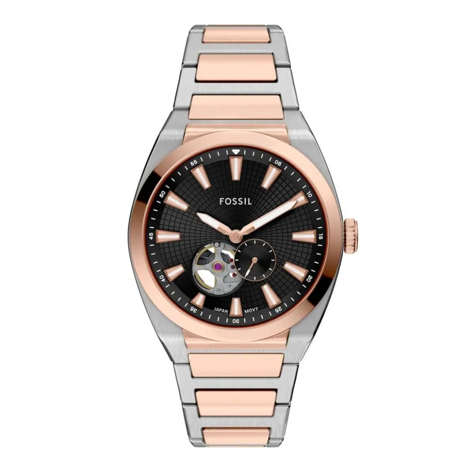 New FOSSIL Montre Everett Automatic Noir