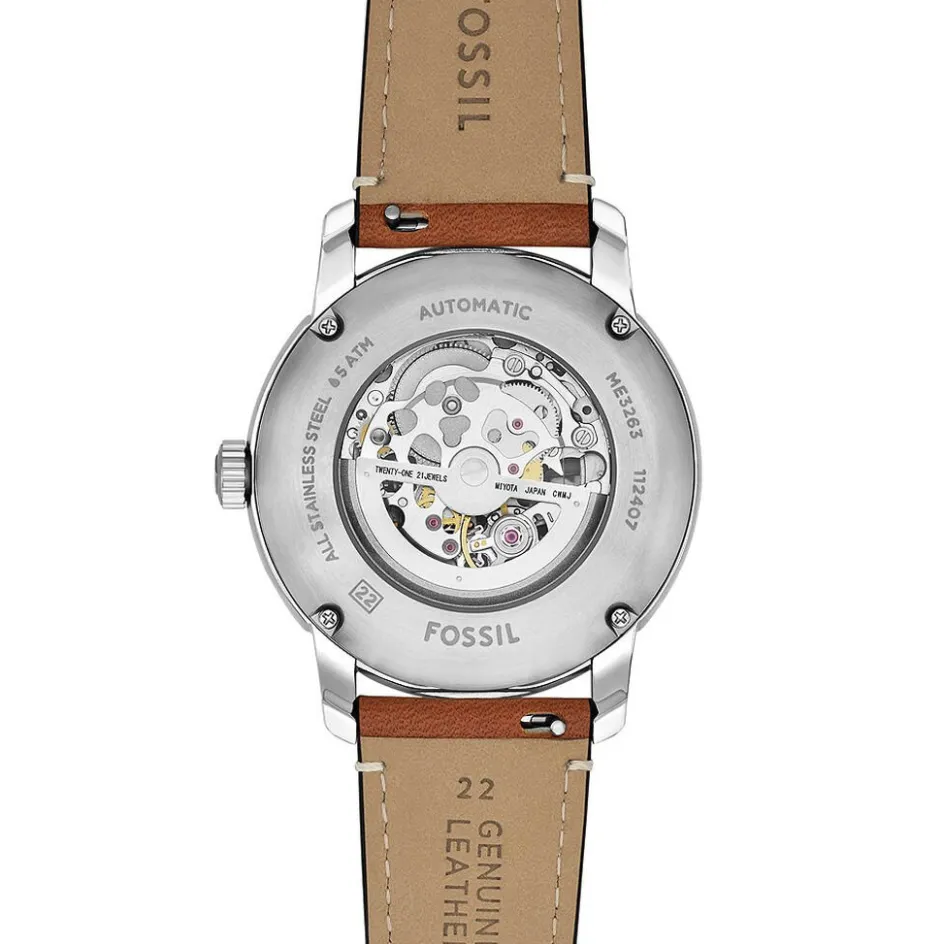 FOSSIL Montre Heritage Bleu* Montres Squelettes|Montres Automatiques