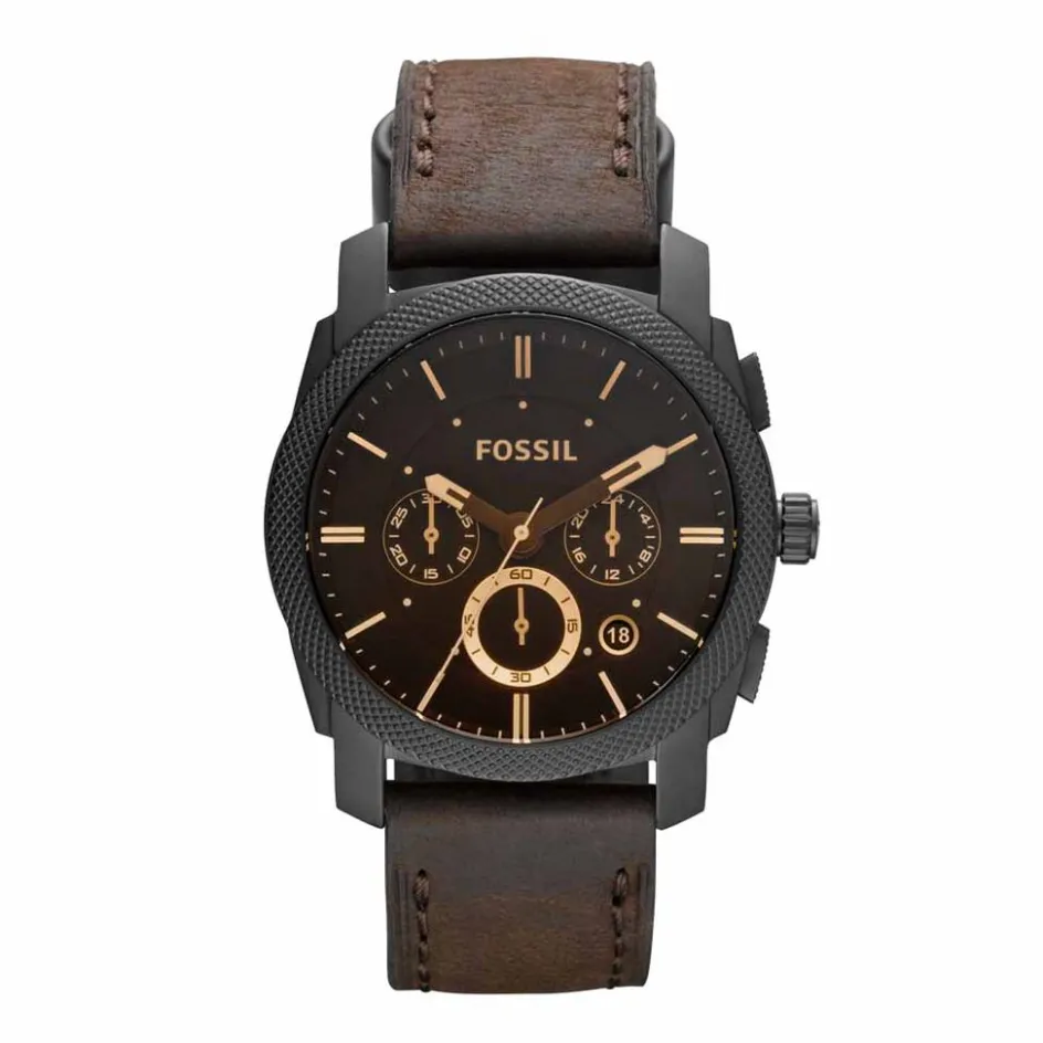 FOSSIL Montre Machine Marron