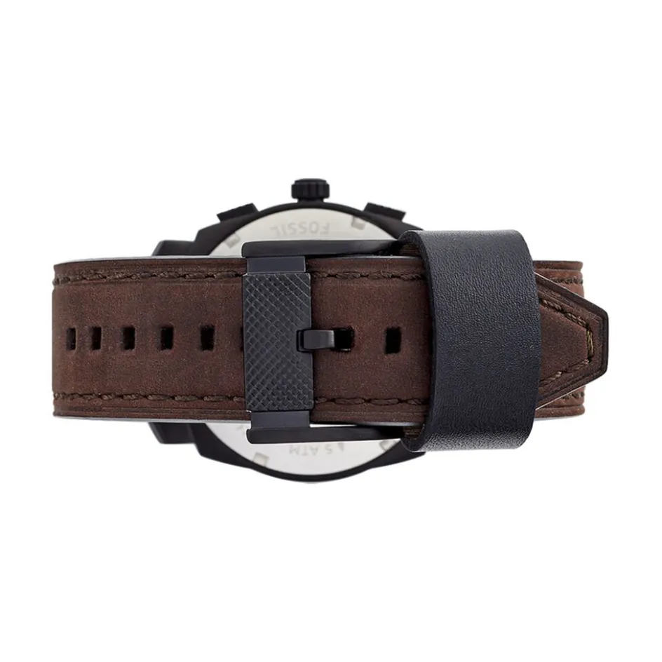 FOSSIL Montre Machine Marron