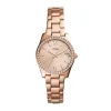Clearance FOSSIL Montre Scarlette Rose