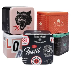 Outlet FOSSIL Montre Townsman Bleu cadran argenté fond bleu bracelet acier argenté