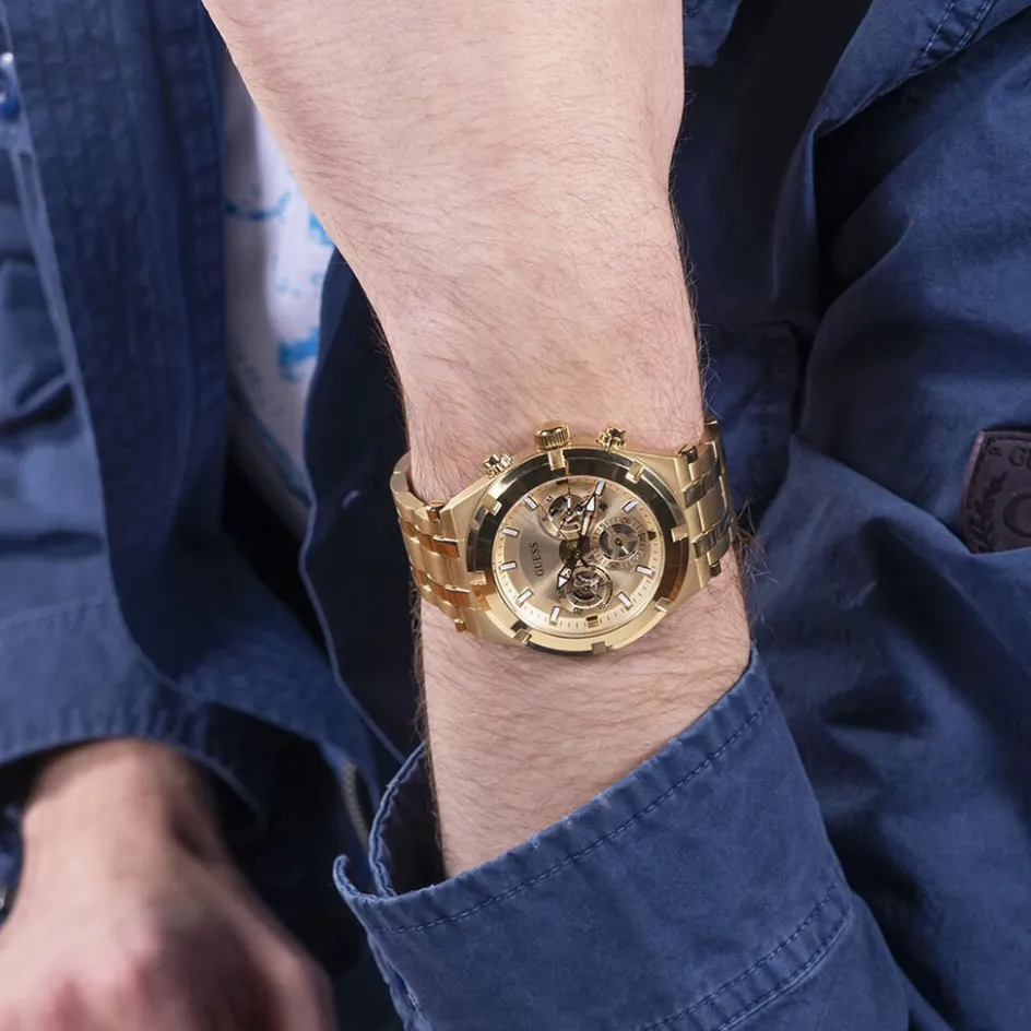 Outlet GUESS Montre Continental Champagne