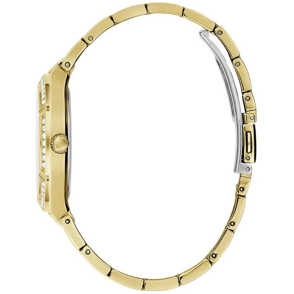 Clearance GUESS Montre Cosmo Vert cadran doré fond vert bracelet acier doré