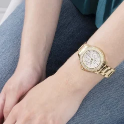 New GUESS Montre Crown Jewel Blanc