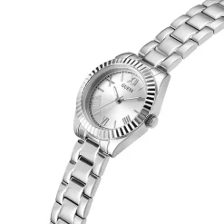 GUESS Montre Mini Luna Argenté cadran argenté fond argenté bracelet acier argenté