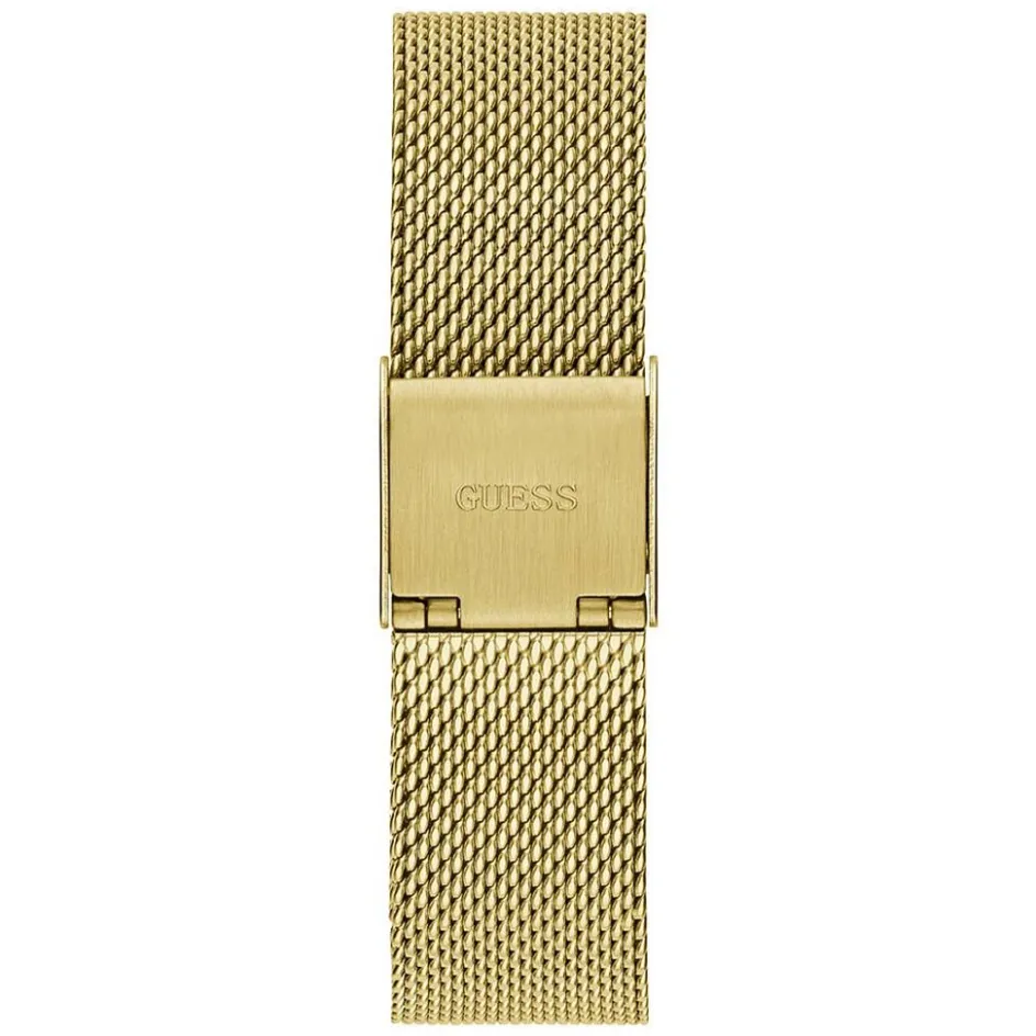 New GUESS Montre Tapestry Doré cadran doré fond doré bracelet acier doré