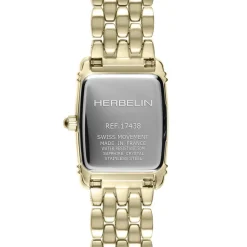 New HERBELIN Montre Art Deco Argenté