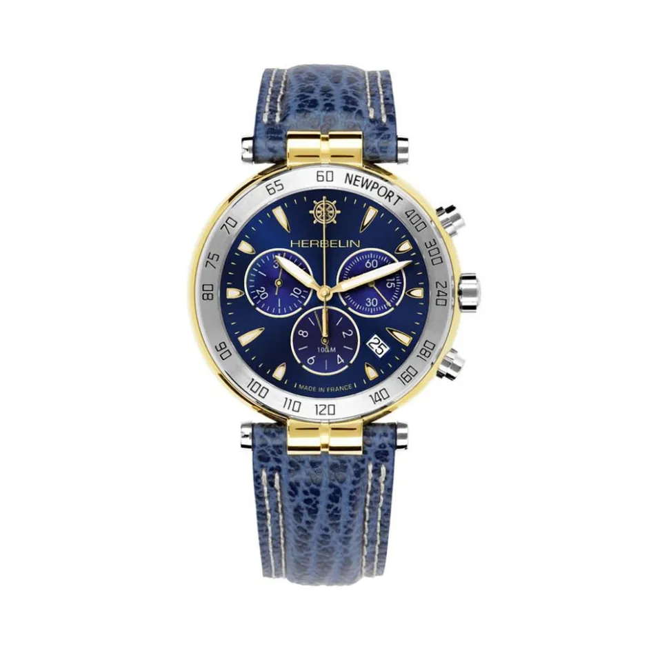 HERBELIN Montre Newport Originals Bleu
