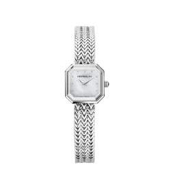 HERBELIN Montre Octogone Nacre Blanche* Montres Made In France