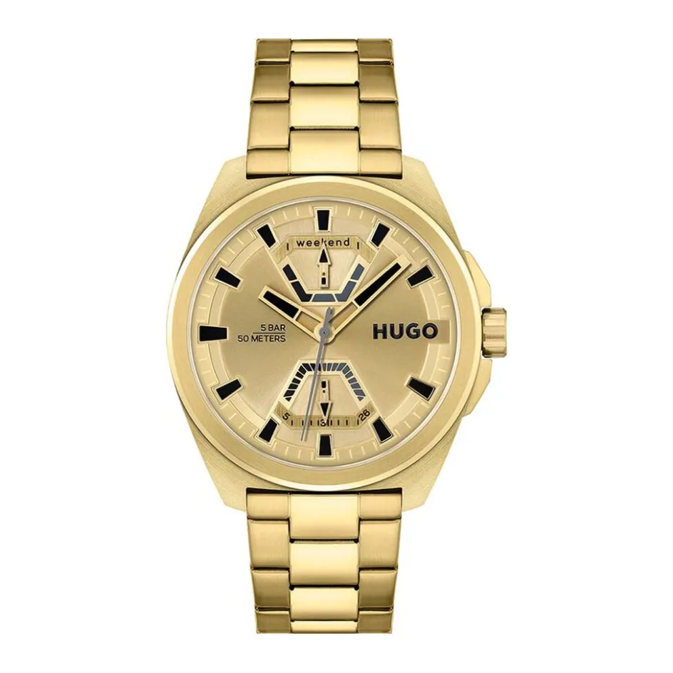 HUGO Montre Expose Doré* Montres Tendances