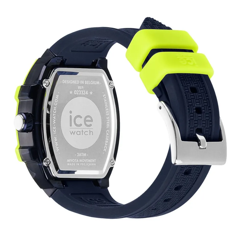 Outlet ICE WATCH Montre Boliday Bleu cadran bleu fond bleu bracelet silicone bleu