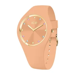 Clearance ICE WATCH Montre Cosmos Abricot cadran doré fond abricot bracelet silicone abricot