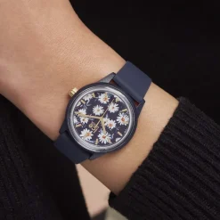 Sale ICE WATCH Montre Solar Power Kaki cadran bleu fond bleu bracelet silicone bleu