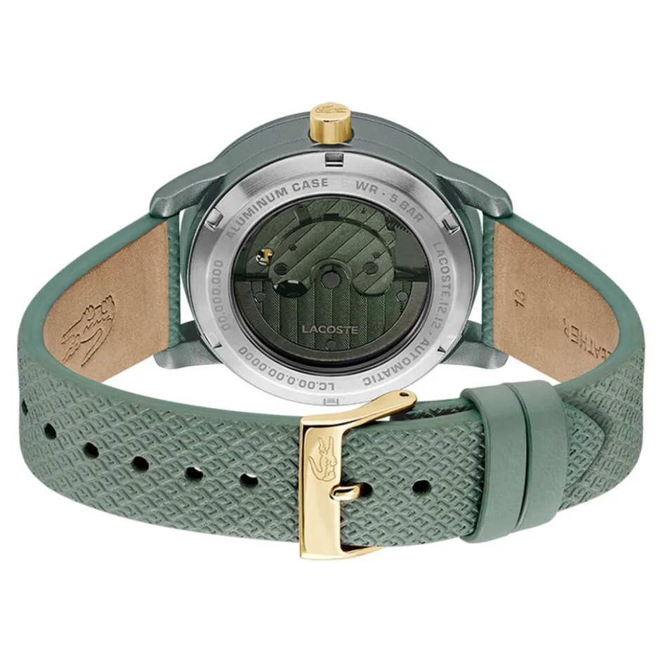 New LACOSTE Montre .12.12 Automatique Vert