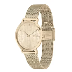 Discount LACOSTE Montre Crocorigin Bicolore Doré / Rose cadran bicolore doré / rose fond bicolore doré / rose bracelet acier bicolore