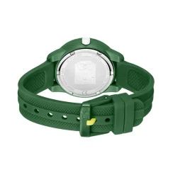 New LACOSTE Montre Mini Tennis Vert cadran vert fond vert bracelet silicone vert
