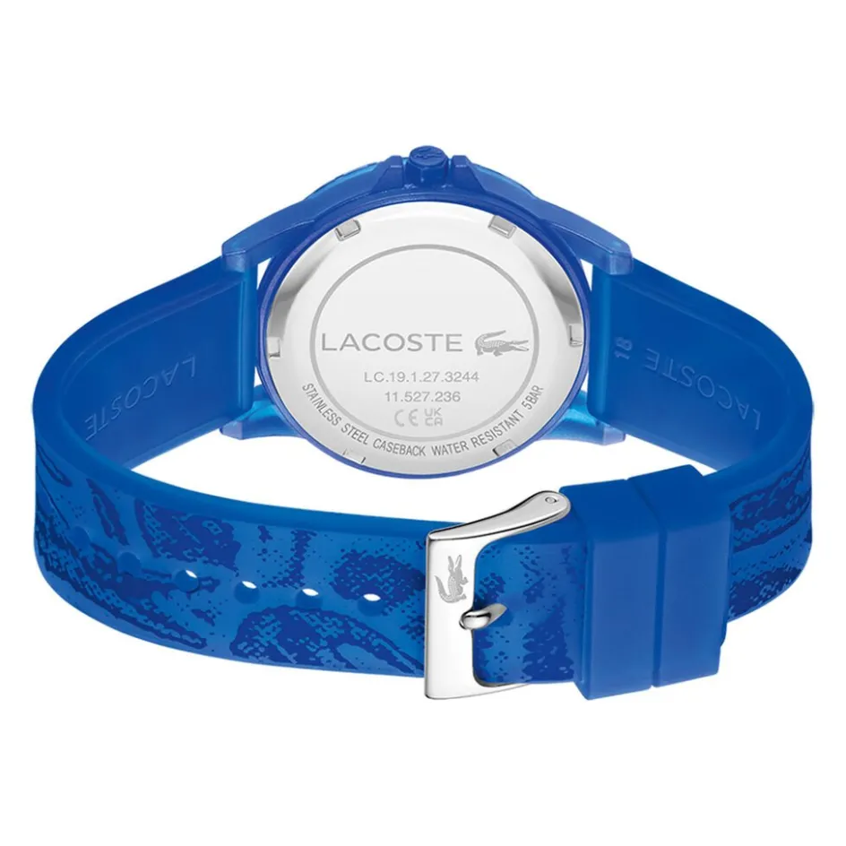 Discount LACOSTE Montre Rider Bleu cadran bleu fond bleu bracelet silicone bleu