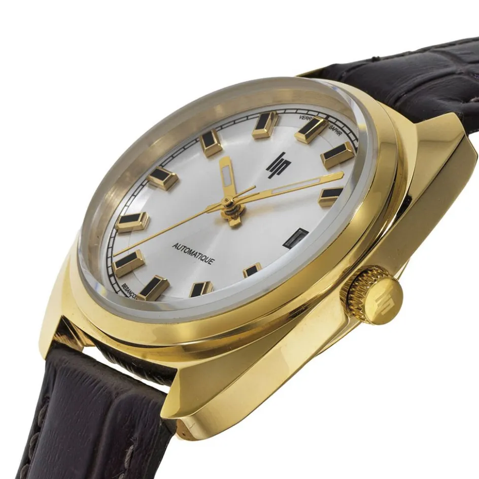 Clearance LIP Montre General De Gaulle Auto 35 Argenté