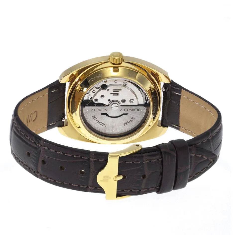 Clearance LIP Montre General De Gaulle Auto 35 Argenté