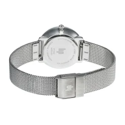 New LIP Montre Himalaya Dauphine 29 Bleu cadran argenté fond bleu bracelet acier argenté