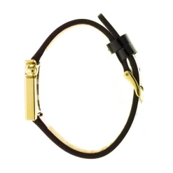 Discount LIP Montre Mach 2000 Mini Moon Doré cadran doré fond doré bracelet cuir de vache noir