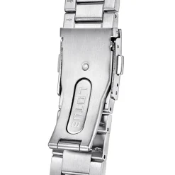 Online LOTUS Montre Automatico Bleu cadran argenté fond bleu bracelet acier argenté