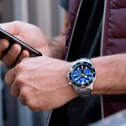 Best LOTUS Montre Connected Bleu Et Noir