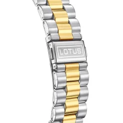 Discount LOTUS Montre Freedom Bleu cadran argenté fond bleu bracelet acier bicolore