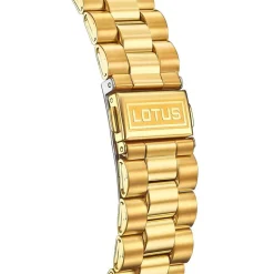 Hot LOTUS Montre Freedom Collection Doré cadran doré fond doré bracelet acier doré